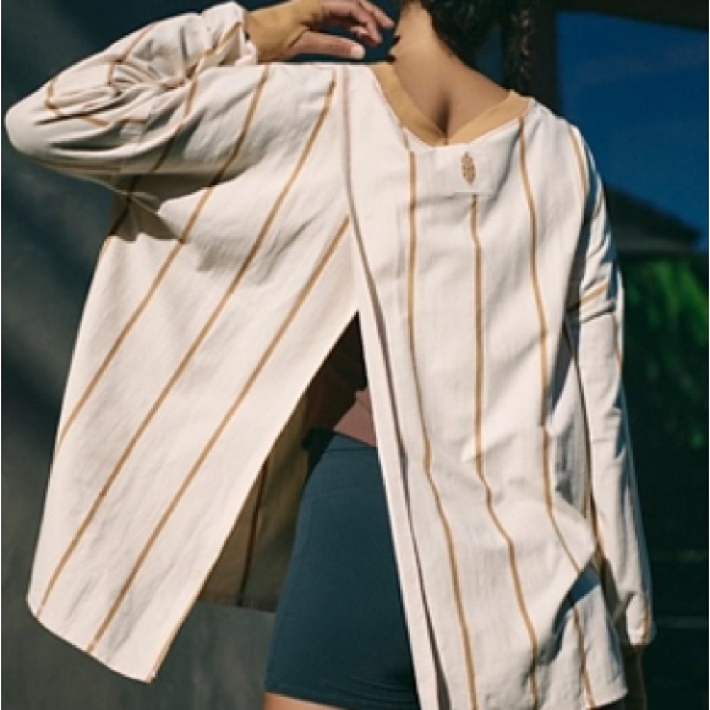 Free People Movement Home Game Stripe Layer Top